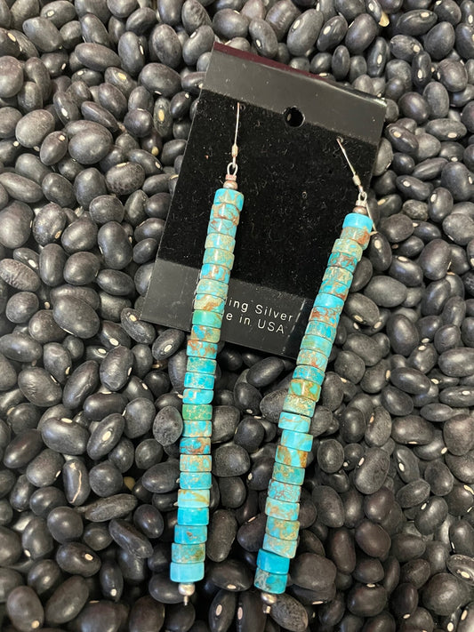 Turquoise Pencil Earrings