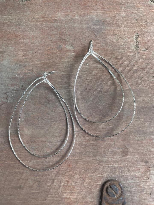 Double Teardrop Earrings