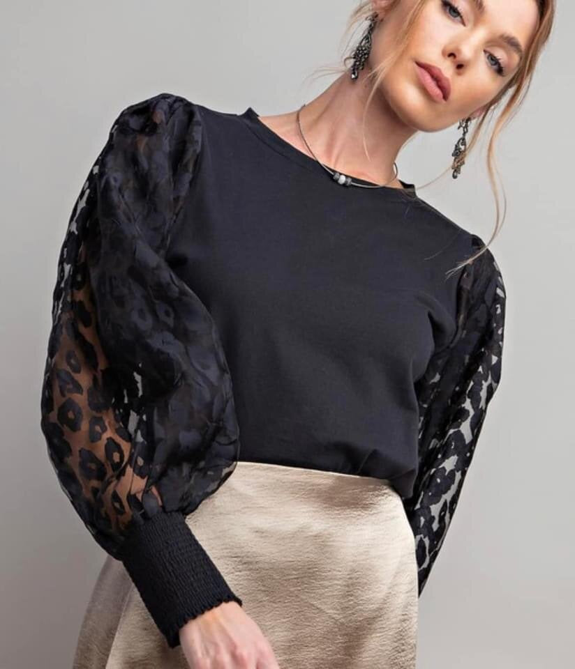 Statement Sleeve Top