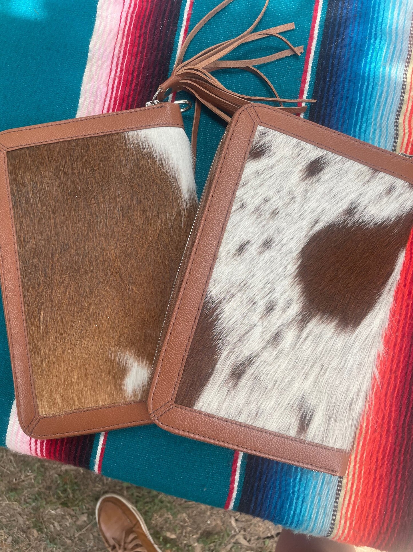 Cowhide Clutch/Organizer