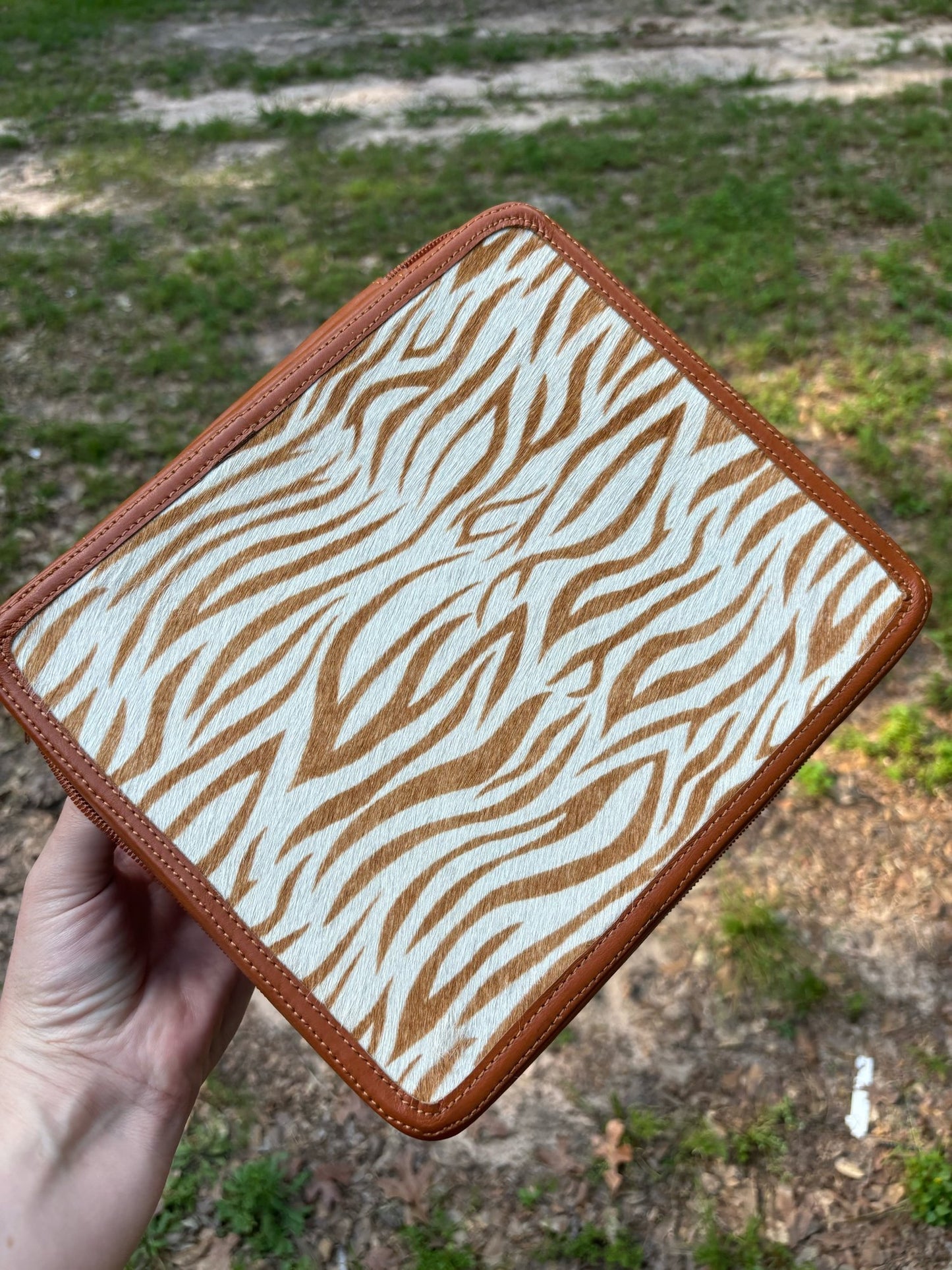 Zebra Hide Jewelry Case