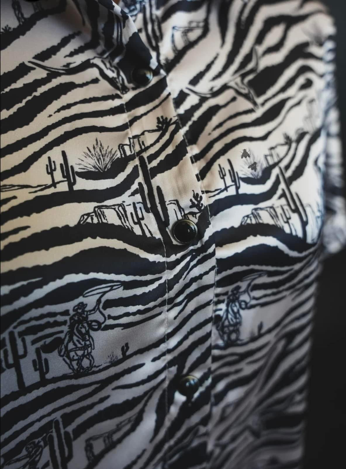 Zappy Zebra Top