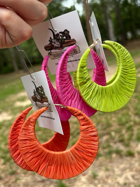 Bright Colors Hoops