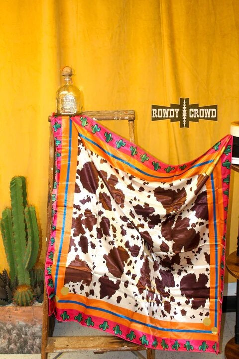 Cowhide Cactus Wild Rag