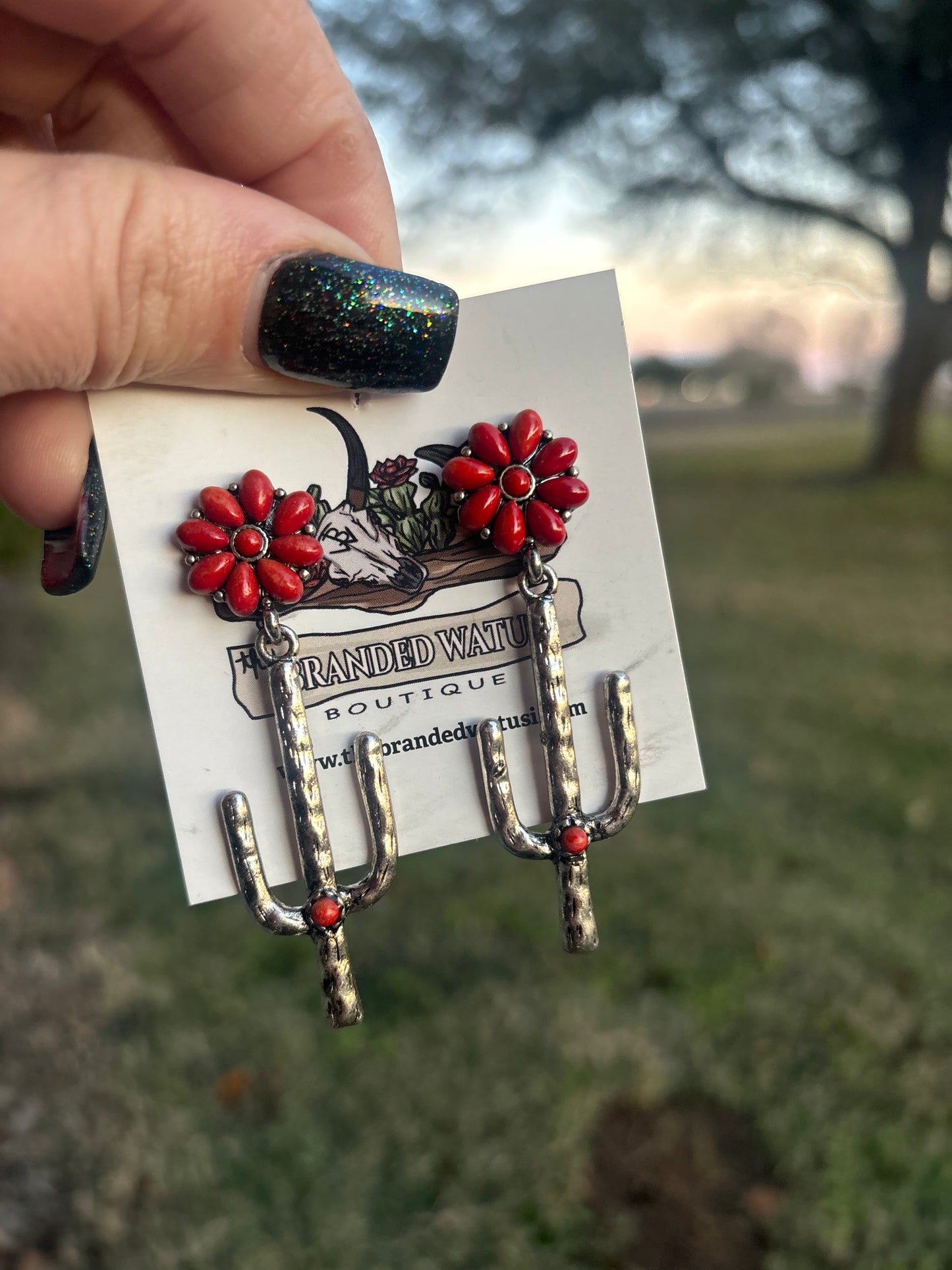 Cactus Blossom Earrings