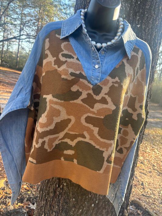 Double Shift Top - Camo