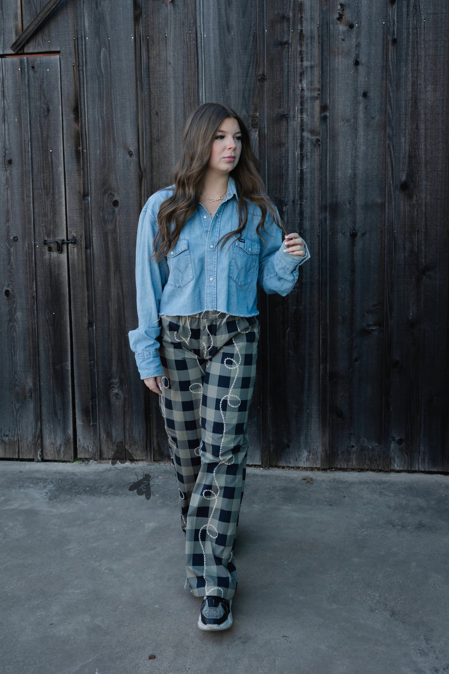 Ropey Gingham Pants