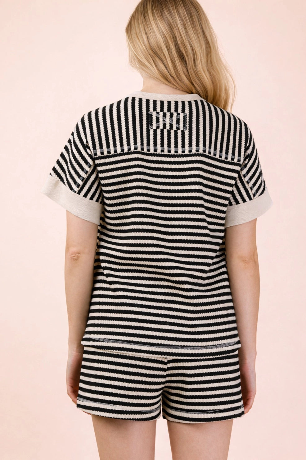 Comfy Knit Striped Set