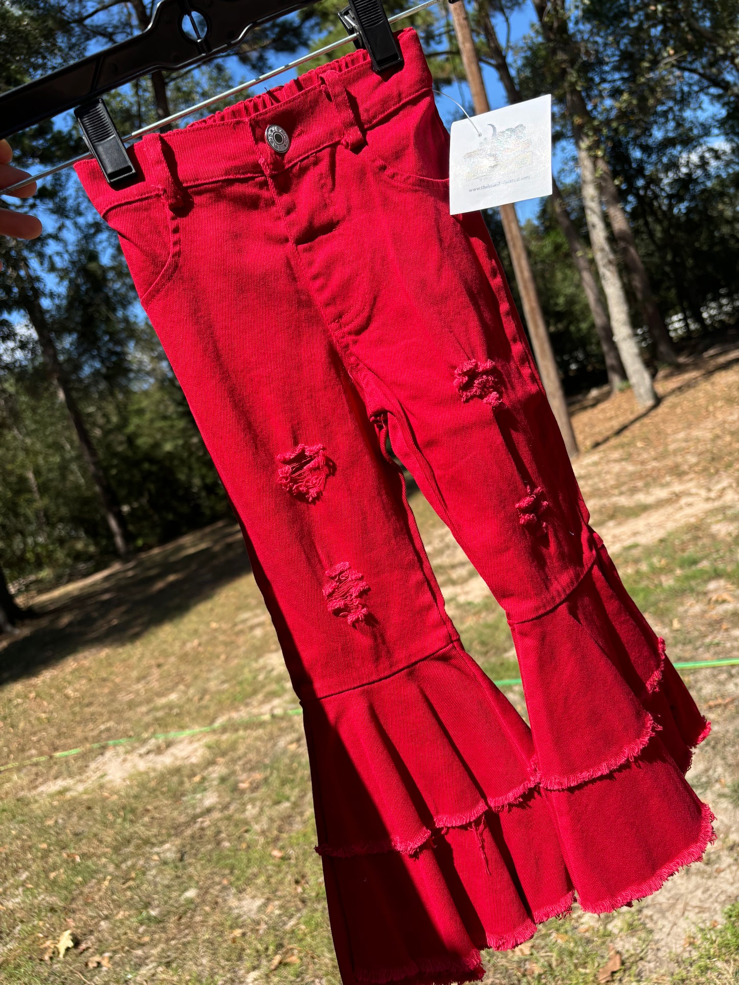 Red Bell Bottoms