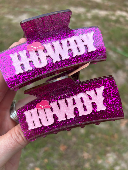 Howdy Hair Clips