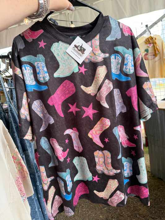 Bright Boots Tee