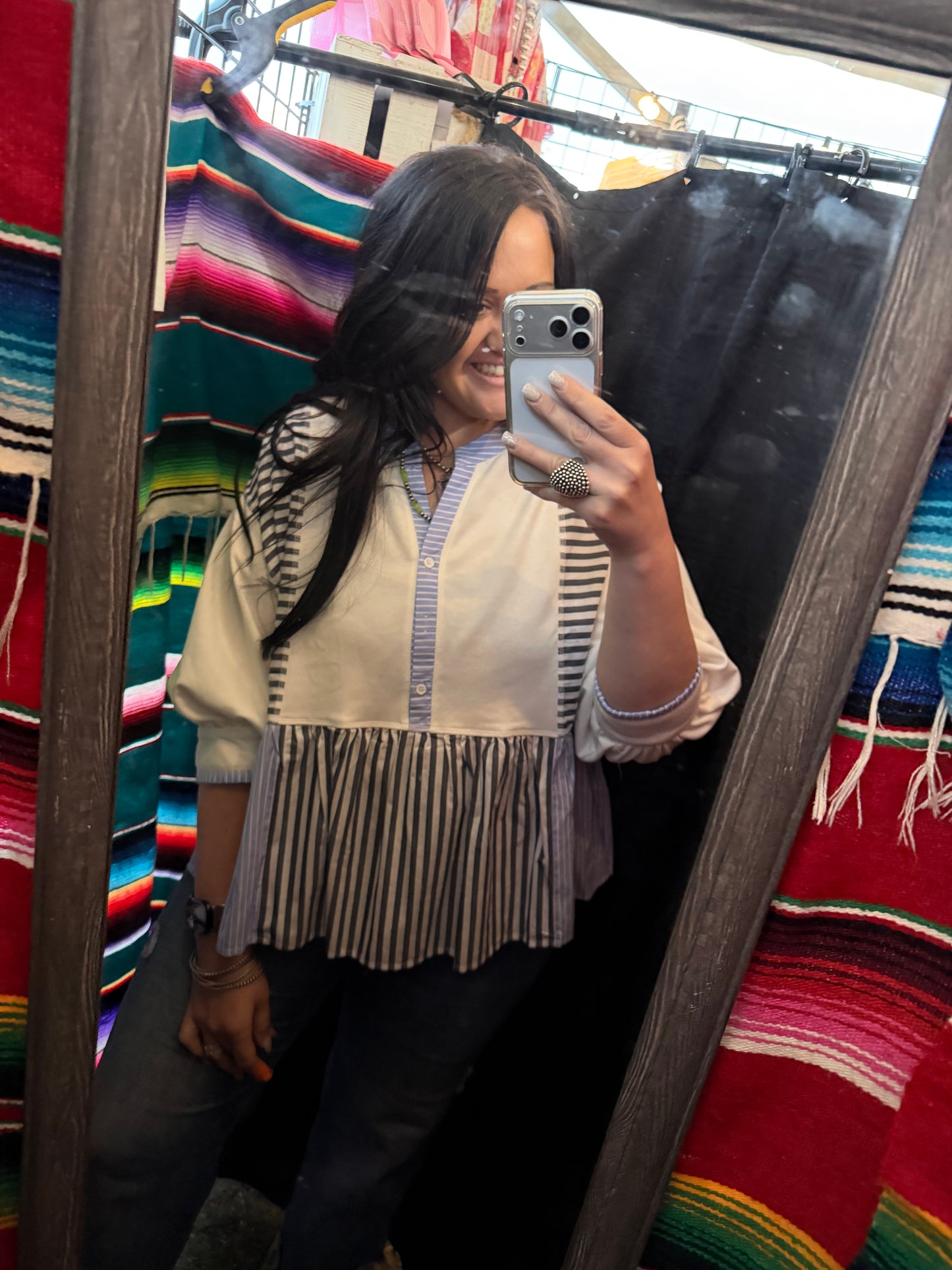 Charlotte Stripe Top