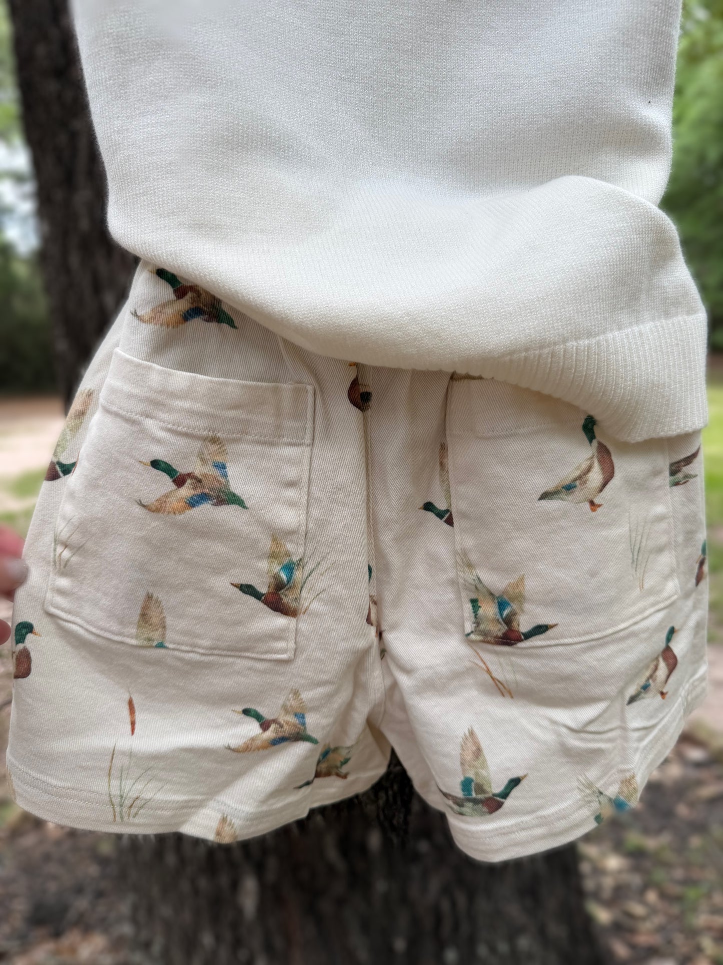 Mallard Duck Drawstring Shorts