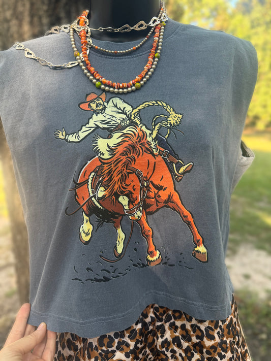 American Cowboy Denim Tank