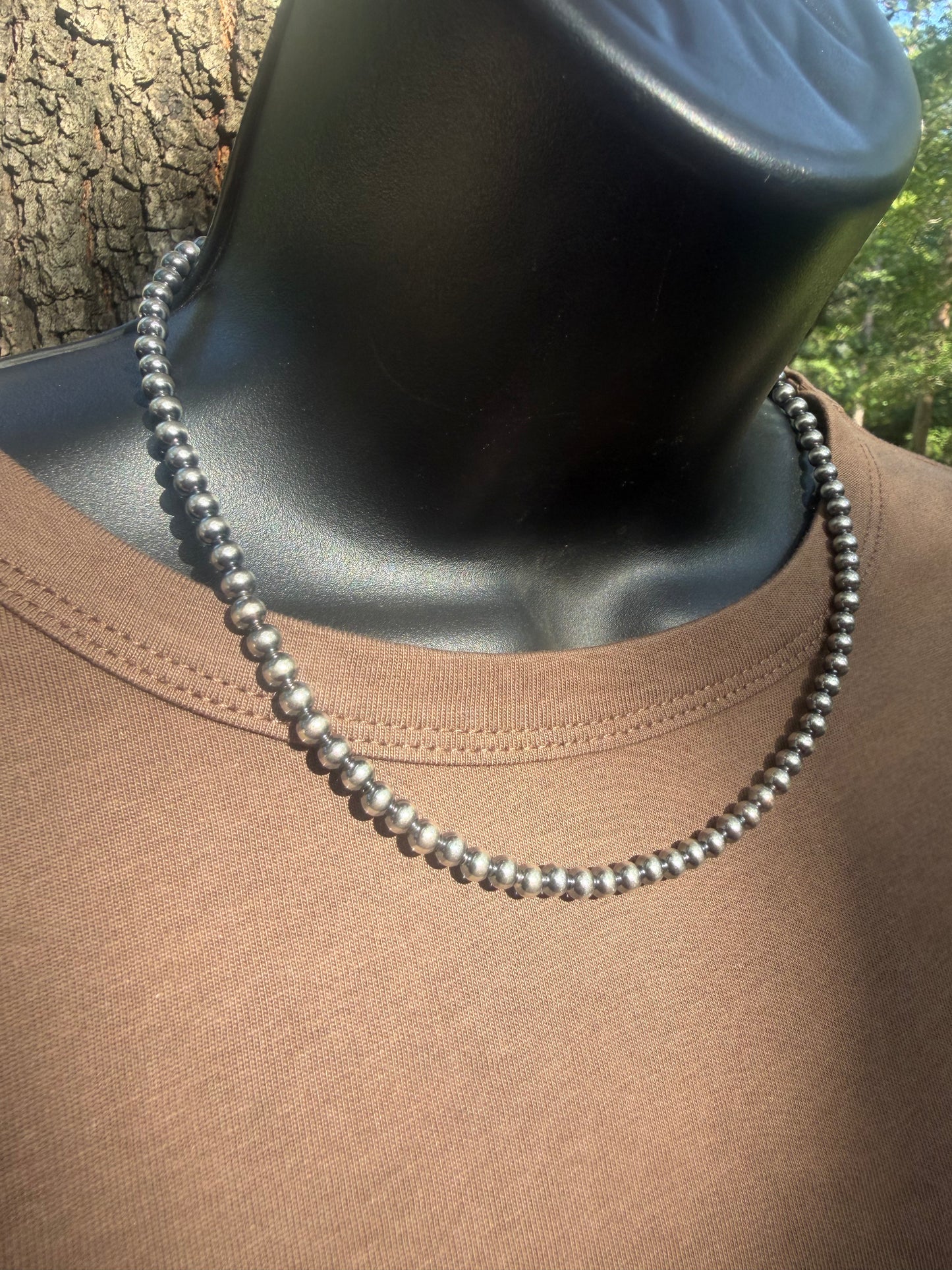 Sterling Silver Pearls Necklace