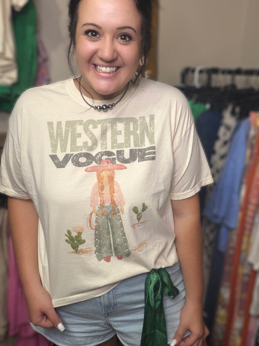 Western Vogue Boxy Tee