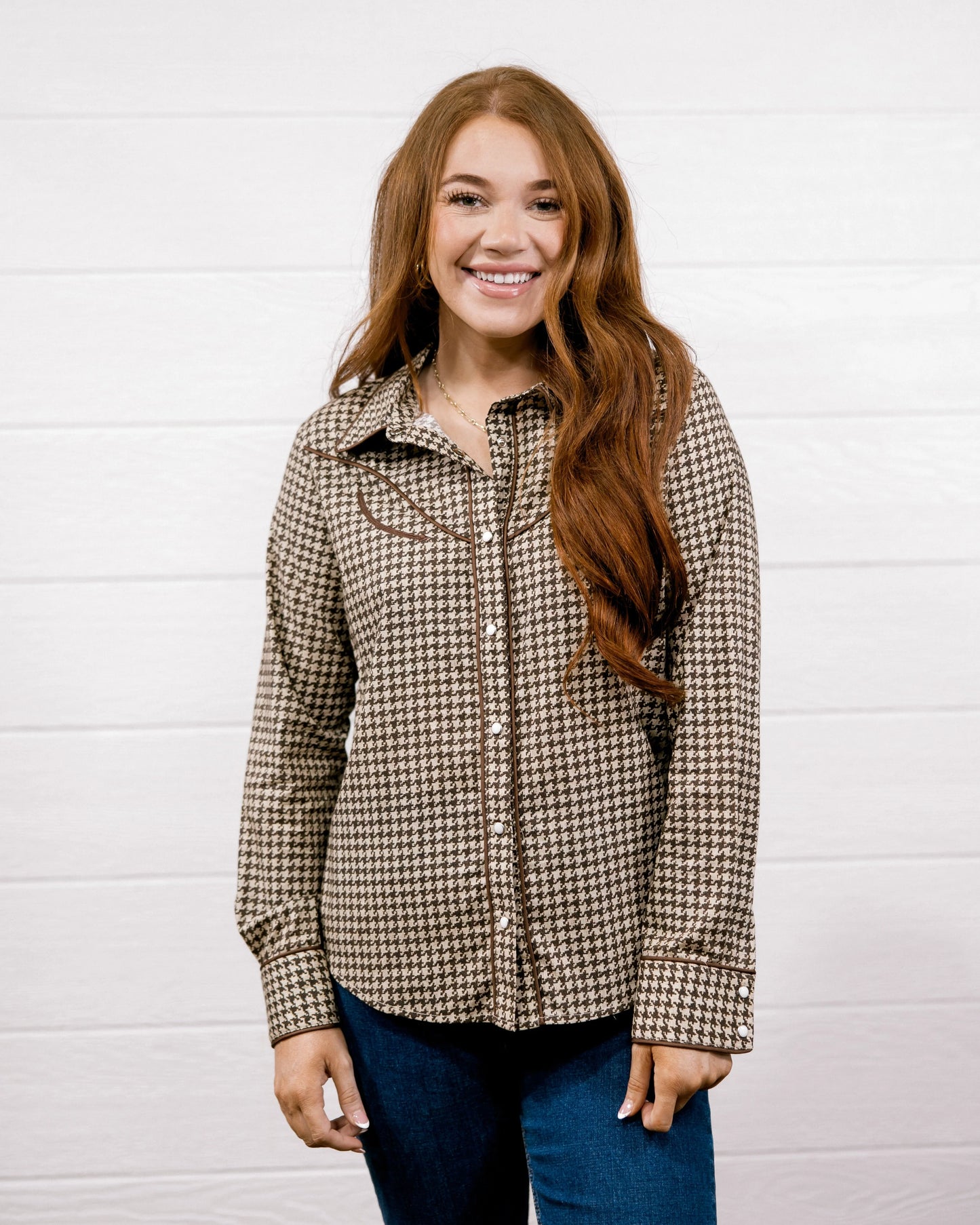 Birdie Top - Brown