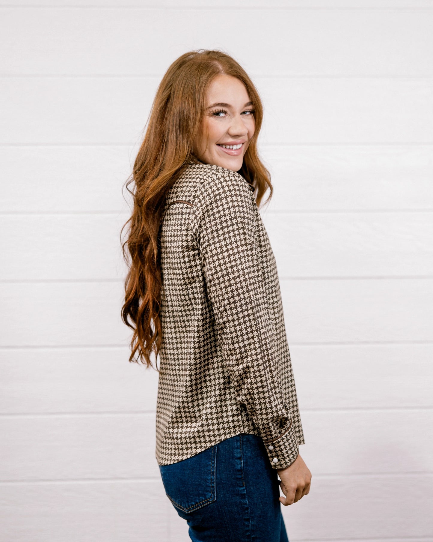 Birdie Top - Brown