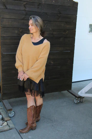 Black Lace Slip Dress