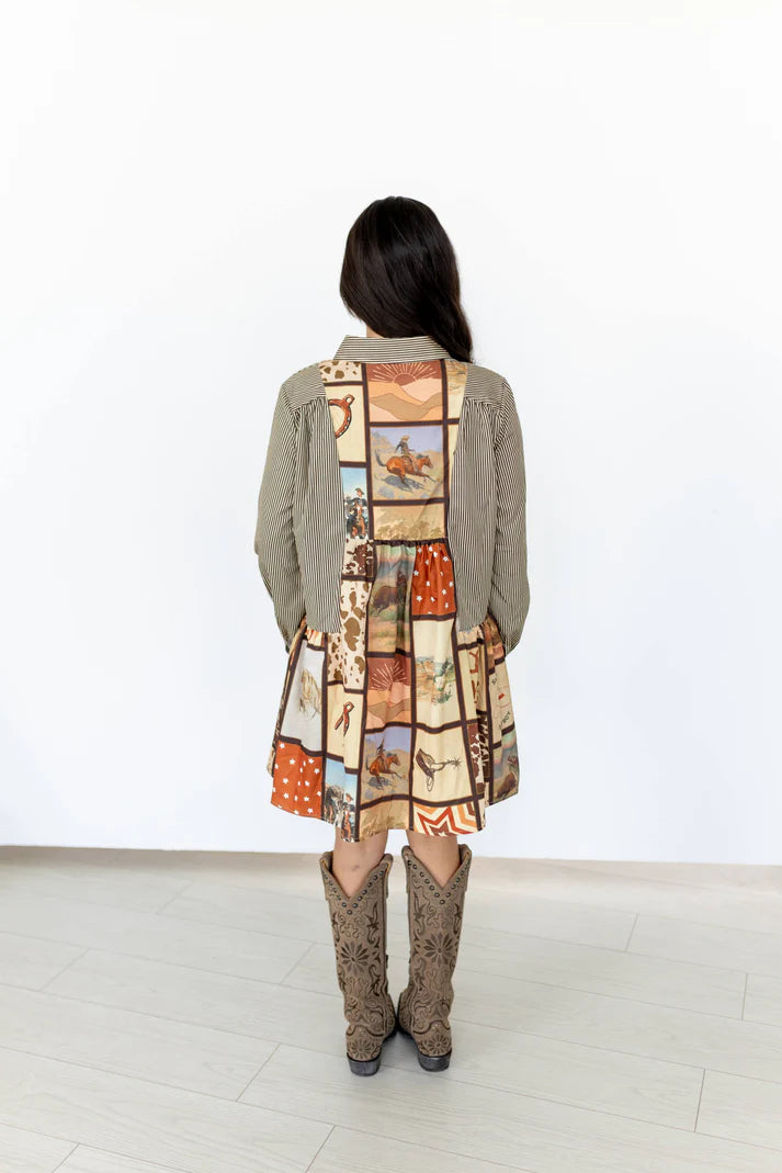 Western Square Dress