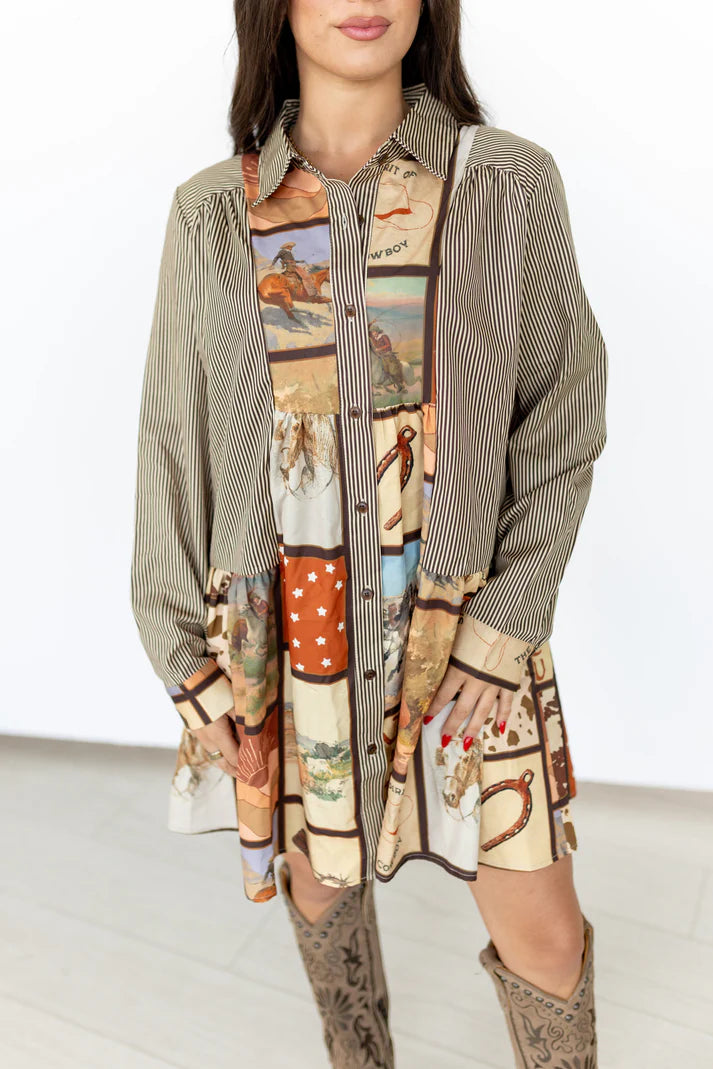 Western Square Dress