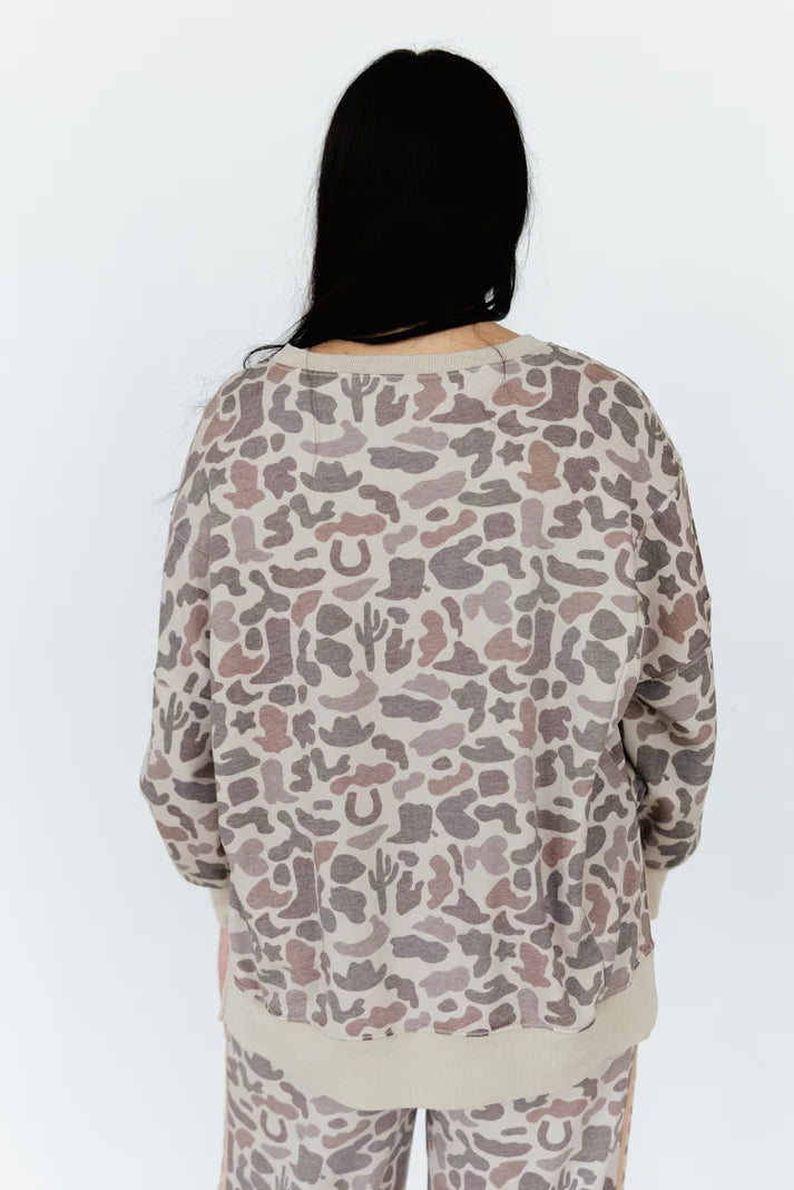 Western Camo Sweatshirt