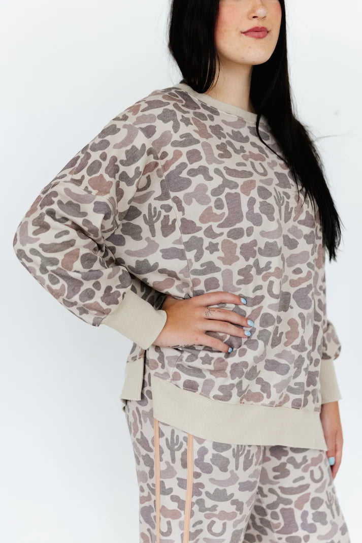 Western Camo Sweatshirt