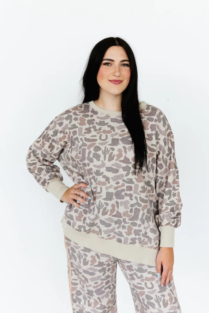 Western Camo Sweatshirt